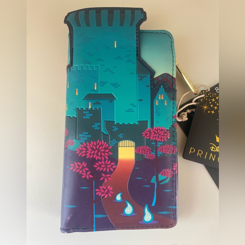 Loungefly Disney Princess Merida Brave Glow in the Dark Castle Wallet